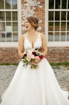 Bridal Portrait with Industrial background