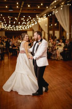Newlywed's First Dance at Wedding Reception