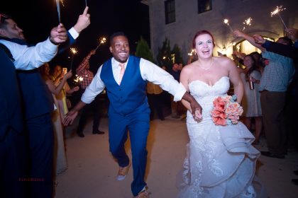 Newlyweds Exit Chestnut & Vine Day-of Wedding Coordination